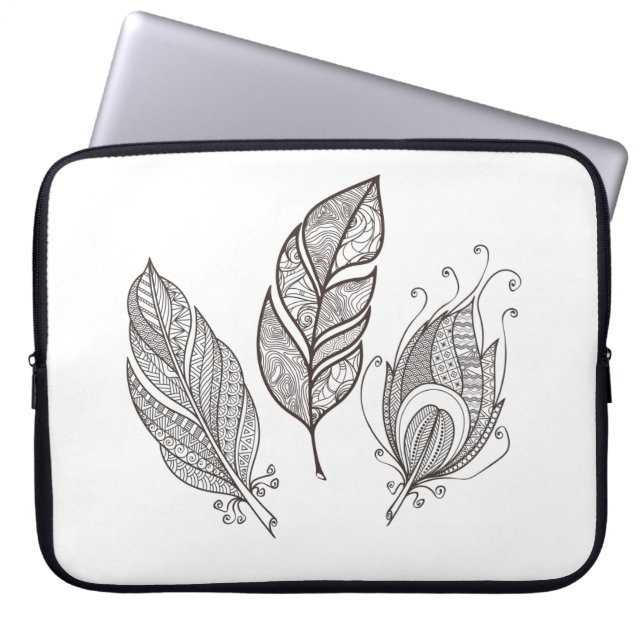 Intriciteit damestuel laptop sleeve (Voorkant)