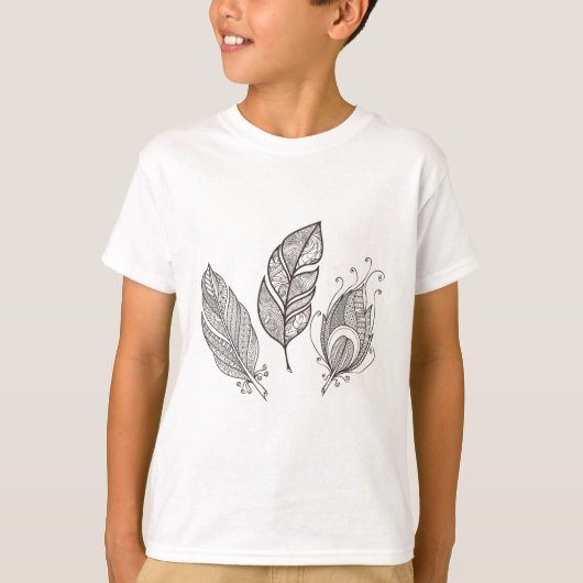Intriciteit damestuel t-shirt (Voorkant)