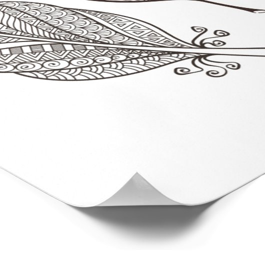 Intriciteit doek 2 van de veerder poster (Hoek)