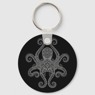 Intriciteit donkere octopus sleutelhanger