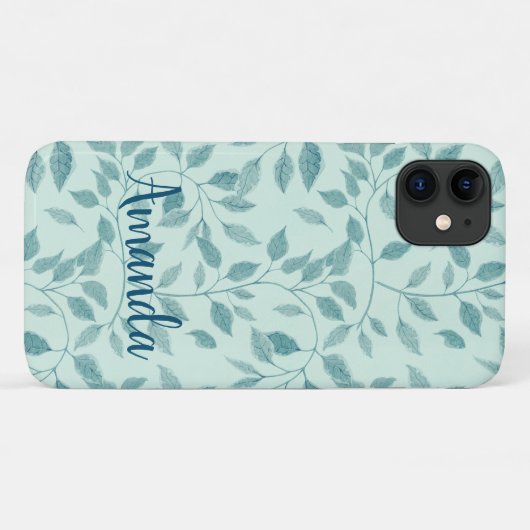 Intriciteit Ivy Botanisch Patroon Case-Mate iPhone Case (Achterkant (horizontaal))