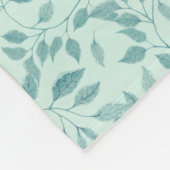Intriciteit Ivy Botanisch Patroon Fleece Deken (Hoek)