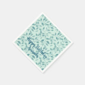 Intriciteit Ivy Botanisch Patroon Servet (Hoek)