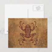 Intriciteit  kikker briefkaart (Voorkant / Achterkant)