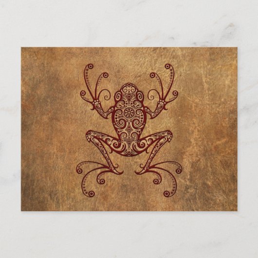 Intriciteit  kikker briefkaart (Voorkant)