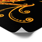 Intriciteit Rood- en Gele Boomkikker Poster (Hoek)
