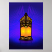 Intriciteit van de Islamitische Vloerlamp Poster (Voorkant)