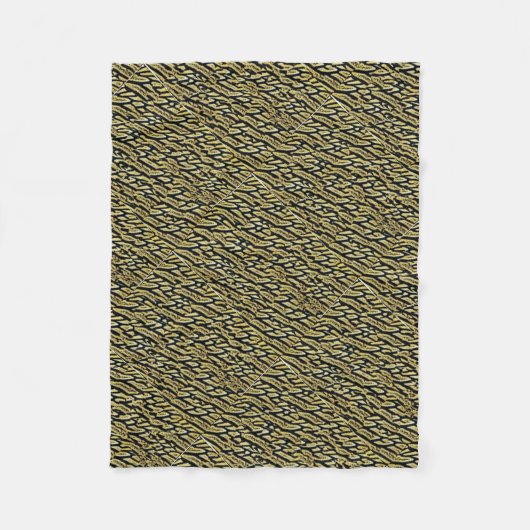 Intriciteit wijnstokken fleece deken (Voorkant)