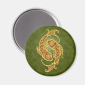 Intriciteitsgestuurde groene stammenstammen magneet (Voorkant / Achterkant)