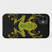 Intriciteitskikker voor groene en zwarte bomen Case-Mate iPhone case (Achterkant (horizontaal))