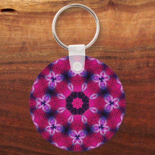 Intriciteitsroze Sleutelhanger (Voorkant)