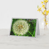 Intriciteitsventilator met groene vulling kaart (Gele Bloem)