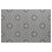 Intrict Black and White Modern Mandala Pattern Stof (Yard (91,4 cm))