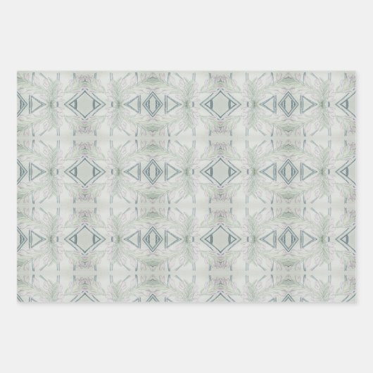 Intrict Blue Inpakpapier Vel (Voorkant)