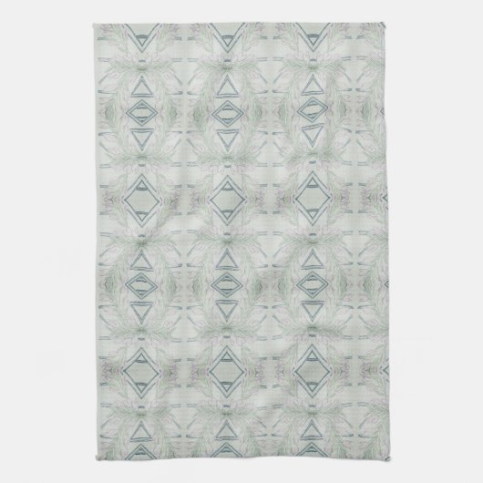 Intrict Blue Theedoek (Verticaal)