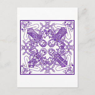 Intrict Celtic Knot Interlinked Symbolisme Briefkaart