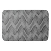 Intrict Charcoal Marble Pattern Bath Mat (Voorkant)
