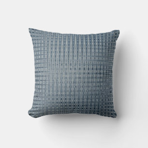 Intrict diep blauw patroon kussen