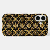Intrict Gold Pattern Case-Mate iPhone Case (Achterkant (horizontaal))
