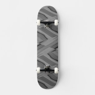 Intrict grijs marmer Pattern Skateboard