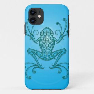 Intrict Light Blue Tree Kikker Case-Mate iPhone Case