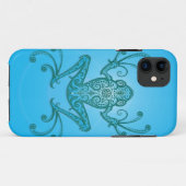Intrict Light Blue Tree Kikker Case-Mate iPhone Case (Achterkant (horizontaal))