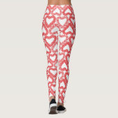 Intrieke Rood Sierhart Tegel Leggings (Achterkant)
