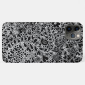 Intrigant iPhone / iPad hoesje met bloemendesign (Achterkant (horizontaal))