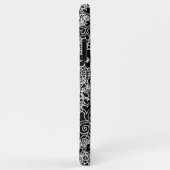 Intrigant iPhone / iPad hoesje met bloemendesign (Achterkant/rechts)