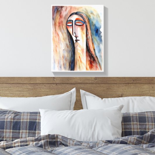 intrige canvas afdruk (Insitu (Slaapkamer))