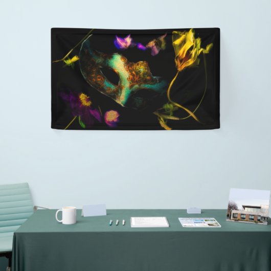 Intrige met een Venetiaans masker Banner (Beurs)