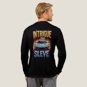 🎨 Intrigeert Elke Mouw Comic Sportauto Energie Tri-Blend Shirt (Achterkant)