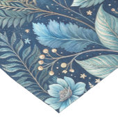 Intrigerend Blauw & Groen Botanisch - Sterrenachti Korte Tafelloper (Hoek)