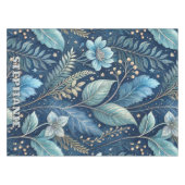 Intrigerend Blauw & Groen Botanisch - Sterrenachti Tafelkleed (Voorkant (Horizontaal))