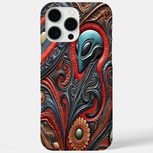 Intrigerend buitenaards ontwerp geïnspireerd door  Case-Mate iPhone case (Achterkant)