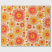 Intrigerend modern abstract design met florale en cadeaupapier (Vlak)