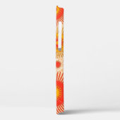 Intrigerend modern abstract design met florale en Case-Mate iPhone case (Achterkant / Links)