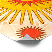 Intrigerend modern abstract design met florale en poster (Hoek)