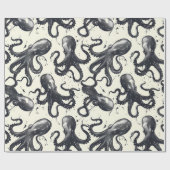 Intrigerend Octopussen Inpakpapier (Vlak)