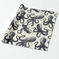 Intrigerend Octopussen Inpakpapier