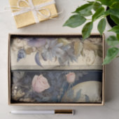 intrigerende Fantasy Gothic Bloemen Decoupage Tissuepapier (Geschenk)