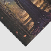 intrigerende Fantasy Gothic Bloemen Decoupage Tissuepapier (Detail)