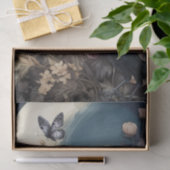 Intrigerende Fantasy Gothic Raven & Florals Tissuepapier (Geschenk)