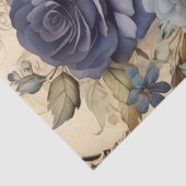 Intrigerende Fantasy Gothic Raven & Florals Tissuepapier (Detail)