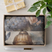 Intrigerende Fantasy Gothic Raven & Girl Tissuepapier (Geschenk)