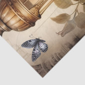 Intrigerende Fantasy Gotische Raaf Tissuepapier (Detail)