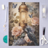 Intrigerende Fantasy Gotische Raaf Tissuepapier (Craft)