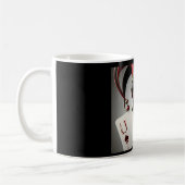 Intrigerende Jack of Spades Mask Coffee Mok | Harl (Links)