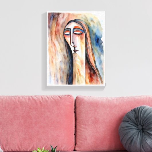 intrigue canvas afdruk (Insitu (Woonkamer))