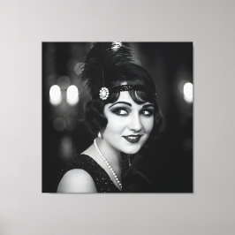 Intriguer, jaren '20 door Natasha Us Canvas Afdruk